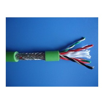 高柔性PUR屏蔽对绞数据拖链电缆